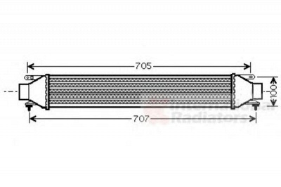 VAN WEZEL 17004321 -  Интеркулер